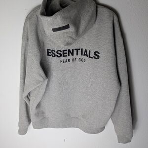 Fear of God Essentials Sweatshirt Mens XS Deep Grey Hoodie Pullover